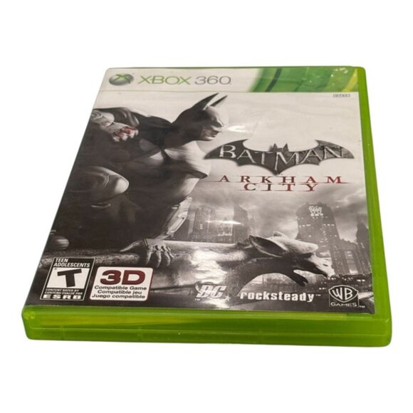 Batman Arkham City Xbox 360 Video Game Complete Case Manual Disc Tested DC WB - Picture 2 of 10